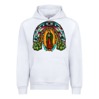 White our lady of guadalupe rainbow Urban Hoodie - JahusDesignShop