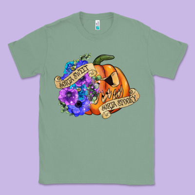 Sorta Sweet Sorta Spooky Classic Tee Designed By Cowgirlartshop