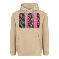 Valentine's Leopard Brushstroke Heavyweight Hoodie | Teevron