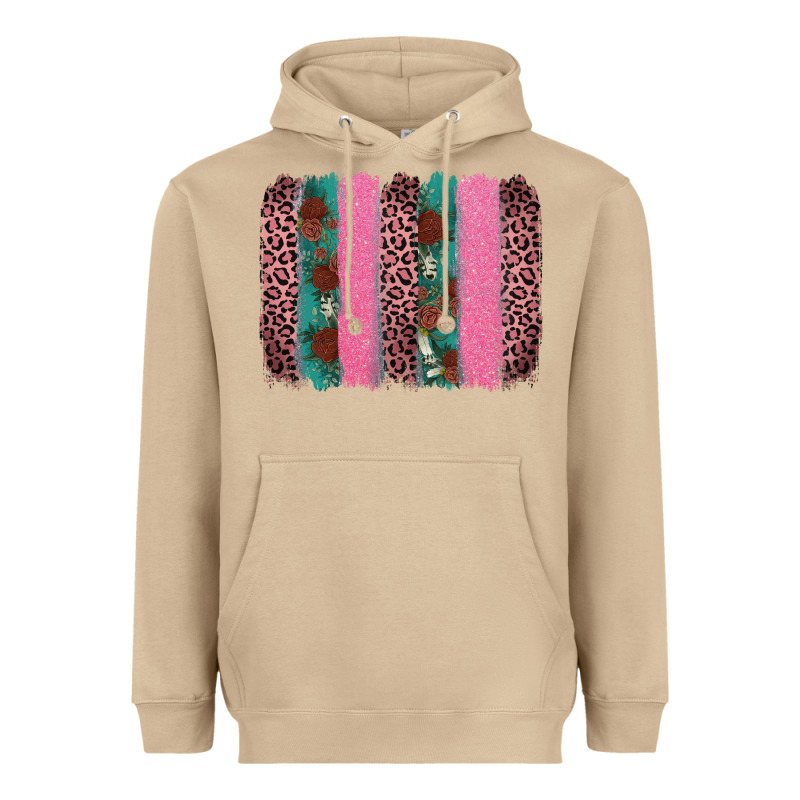 Valentine's Leopard Brushstroke Heavyweight Hoodie by AdoDesignShop | Teevron