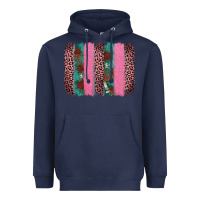 Navy valentine's leopard brushstroke Heavyweight Hoodie - AdoDesignShop