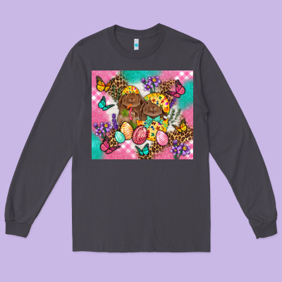 Easter Bunnies And Egg Tumbler Long Sleeve Tee Designed By Bundleandbundleshop
