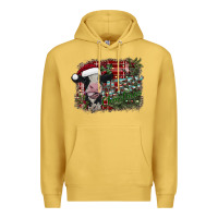 Antique Gold merry christmas Premium Hoodie - SublimationCraftShop