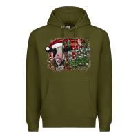 Army Green merry christmas Premium Hoodie - SublimationCraftShop