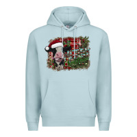Blue Mist merry christmas Premium Hoodie - SublimationCraftShop