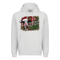 Dove Grey merry christmas Premium Hoodie - SublimationCraftShop