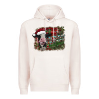 Pale Pink merry christmas Premium Hoodie - SublimationCraftShop