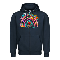 School Rainbow Zipper Hoodie | Teevron