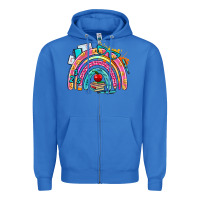 True Royal school rainbow Zipper Hoodie - AdoDesignShop
