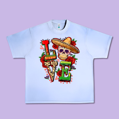 Cinco De Mayo Love Urban Heavy Tee Designed By Fadigitalartstudio