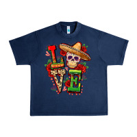 Navy Cinco de mayo love Urban Heavy Tee - FaDigitalArtStudio