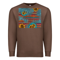 Chestnut sunflower gemstone serape tumbler Premium Sweatshirt - AdoDesignShop