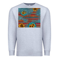 Heather Grey sunflower gemstone serape tumbler Premium Sweatshirt - AdoDesignShop