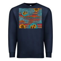 Navy sunflower gemstone serape tumbler Premium Sweatshirt - AdoDesignShop