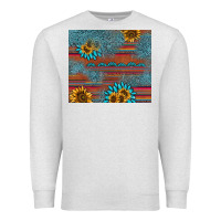 Oatmeal Heather sunflower gemstone serape tumbler Premium Sweatshirt - AdoDesignShop