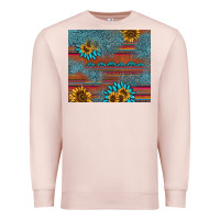 Pale Pink sunflower gemstone serape tumbler Premium Sweatshirt - AdoDesignShop