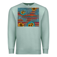 Seafoam sunflower gemstone serape tumbler Premium Sweatshirt - AdoDesignShop