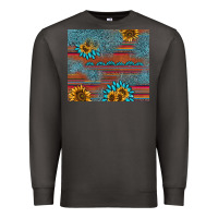 Smoke sunflower gemstone serape tumbler Premium Sweatshirt - AdoDesignShop