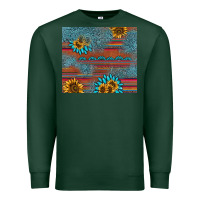 Sports Green sunflower gemstone serape tumbler Premium Sweatshirt - AdoDesignShop