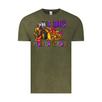 Vintage Olive i dig mardi gras olivia Vintage Tee - OliviaCreatesArt