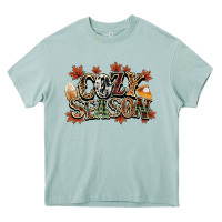 Arona Cozy season Fall Heavy Core Tee - NancyCooperArtShop