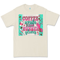 Bone coffee scrubs and rubber gloves Premium Tee - TumblerDesignByShophia