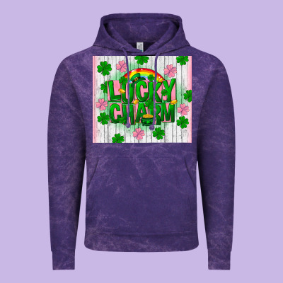 Lucky Charm St Patricks Vintage Hoodie Designed By Fadigitalartstudio
