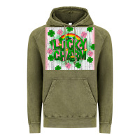 Vintage Olive lucky charm st patricks Vintage Hoodie - FaDigitalArtStudio