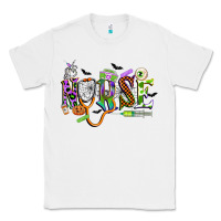 White halloween nurse Classic Tee - CowGirlArtShop