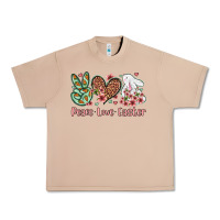 Burro Easter Day Peace love Easter Urban Heavy Tee - OliviaCreatesArt