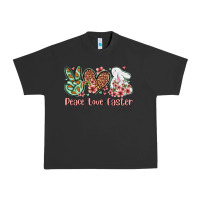 Pigment Black Easter Day Peace love Easter Urban Heavy Tee - OliviaCreatesArt