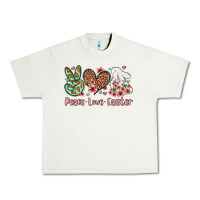 Pistachio Easter Day Peace love Easter Urban Heavy Tee - OliviaCreatesArt