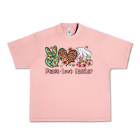 Salmon Easter Day Peace love Easter Urban Heavy Tee - OliviaCreatesArt