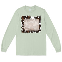 Matcha cowhide frames background Long Sleeve Tee - RanaPortraitStore