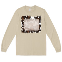 Mushroom cowhide frames background Long Sleeve Tee - RanaPortraitStore