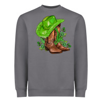 Storm green  cowgirl and roses Heavyweight Sweatshirt - AdoDesignShop