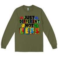 Army Green just different not less Long Sleeve Tee - FaDigitalArtStudio