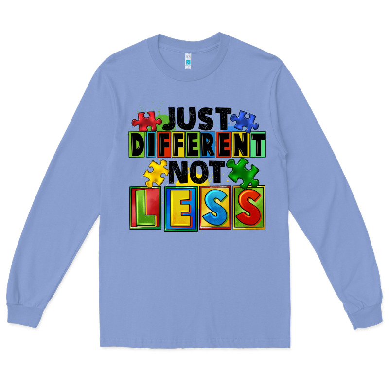 Just Different Not Less Long Sleeve Tee by FaDigitalArtStudio | Teevron