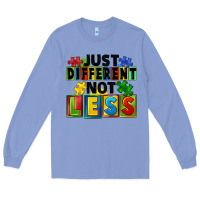 Colony Blue just different not less Long Sleeve Tee - FaDigitalArtStudio