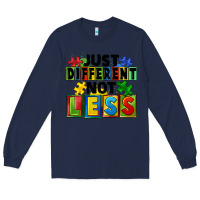 Navy just different not less Long Sleeve Tee - FaDigitalArtStudio