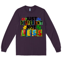 Plum just different not less Long Sleeve Tee - FaDigitalArtStudio