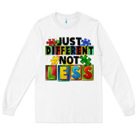 White just different not less Long Sleeve Tee - FaDigitalArtStudio