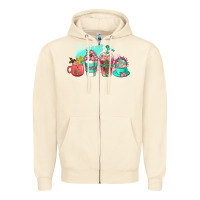 Sandshell religious coffee cups Zipper Hoodie - AdoDesignShop