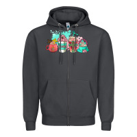 Smoke religious coffee cups Zipper Hoodie - AdoDesignShop