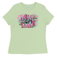 Matcha Faith hope cure Cancer Awareness Ladies Tee - HowdyJamesFarm