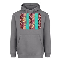 Storm valentine's day floral leopard brushstroke Heavyweight Hoodie - AdoDesignShop
