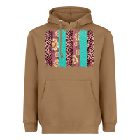 Toasted Coconut valentine's day floral leopard brushstroke Heavyweight Hoodie - AdoDesignShop