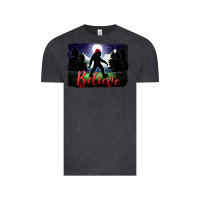 Vintage Black bigfoot believe christmas Vintage Tee - FaDigitalArtStudio