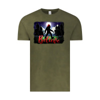 Vintage Olive bigfoot believe christmas Vintage Tee - FaDigitalArtStudio