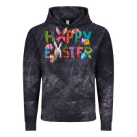 Cloud Black Western Happy Easter Vintage Hoodie - BundleAndBundleShop